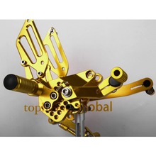 Gold Motorcycle Parts CNC Rearsets Foot Pegs Rear Set For DUCATI 999 949 749 2024 - buy cheap
