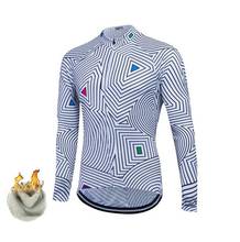 2017  Thermal Cycling Jersey Winter Fleeced Ropa Ciclismo Bike Cycling Maillot Bicycle Wear MTB Cycling Clothing Racing 6 color 2024 - buy cheap