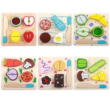 Wooden Pretend Play Kids Toys Oyuncak 5pcs Food Fruit Cutting Blocks Kitchen Toys For Children Brinquedos Juguetes Brinquedo 2024 - buy cheap