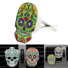 Air Freshener Car Outlet Perfume Air Conditioner Outlet Clip Auto Decor Creative Skull Solid Fragrance Car Ornament 2024 - buy cheap