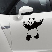 Adesivos de parede lindo panda de desenho animado esculpido poste de parede da decoração do carro da sala de crianças adesivos decorativos na parede 2024 - compre barato