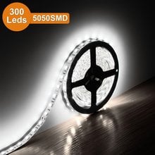 Rollo de 60Led/metro SMD 100 RGB, luz de tira Flexible e impermeable de luces Led impermeable IP65, cinta Led DC 12V, 5050 m, 5m, envío gratuito 2024 - compra barato