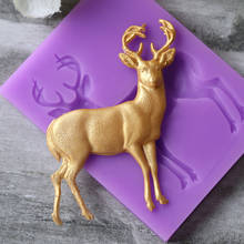 Yueyue Sugarcraft Deer silicone mold fondant mold cake decorating tools chocolate gumpaste mold 2024 - buy cheap