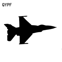 QYPF 17cm*9.1cm Interesting Plane Helicopter Airplane Aircraft Jet Fighter Translucent Car Sticker Vinyl Vivid Decal C18-0614 2024 - buy cheap