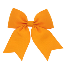 50pcs 3.5inch Cheerleading basis Girl boutique ribbon Hair bows clips Hair accessory Bowknot hair band hair ties HC111 2024 - buy cheap
