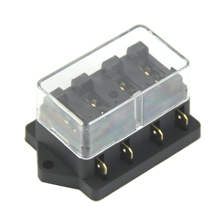 OOTDTY NEW 4 WAY CAR VEHICLE CIRCUIT BLADE FUSE BOX/HOLDER STANDARD BLOCK HOLDER 2024 - buy cheap