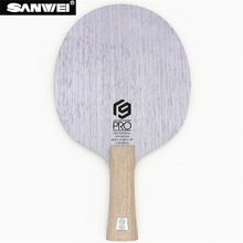 SANWEI-Pala de tenis de mesa V9 PRO, 9 capas, madera pura, todo alrededor de pips, raqueta de ping pong larga, paleta de murciélago 2024 - compra barato