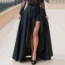 Faldas de fiesta de Sudáfrica para mujer, faldas elegantes hechas a medida, largas y sexys, color negro 2024 - compra barato