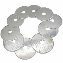 10pcs 45mm Rotary Cutter Blades Paper Patchwork Leather Craft Fabric Leather Cutting Quilting Circular Cut Blade Spare Blades 2024 - buy cheap