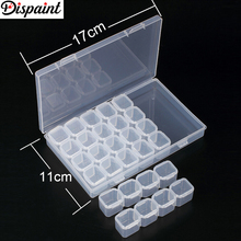 28 Slots Diamond Embroidery Box Diamond Painting Accessory Case Clear plastic Beads Display Storage Boxes Cross Stitch Tools 2024 - buy cheap