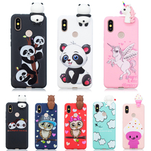 3D Unicorn Panda Owl Silicon TPU Cover on For Coque Xiaomi Mi A1 A2 Lite Redmi 7 5 Plus Note 7 6 5 Pro Note 5A 6A S2 Go Case 2024 - buy cheap