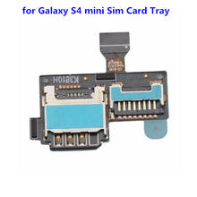 Новый лоток для sim-карт, держатель для Micro-Reader, гибкий кабель для Samsung S4 Mini i9195 I9190, слот для sim-карты, гибкий кабель, лента, Запасная часть 2024 - купить недорого