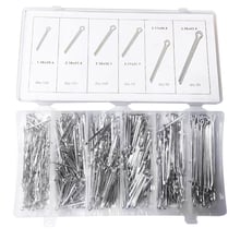 555pcs 1.58*25.4 2.38*25.4 2.38*38.1 3.17*31.7 Cotter Pin Set Hardware Assortment Box Carbon Steel M2.8*30.1 B-type Cotter Pin 2024 - buy cheap