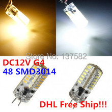 DHL Free shipping 6W G4 LED Lamp 48pcs SMD3014 DC12V G4 LED Bulb Lighting Lamp Warm White/Cold White 2024 - buy cheap