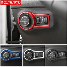 Accessories For Jeep Compass Left-hand Drive Model 2017 2018 Colorful Head Light Headlamp Switches Button Molding Cover Kit Trim 2024 - buy cheap