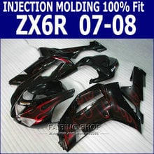 zx6r 2008 08-07 2007 Fairing kit For Kawasaki ninja ( Injection mold ) Injection molded Fairings g06 2024 - buy cheap