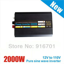 free shipping 2000W pure sine wave power inverter DC 24V AC 220V !  Brand NEW !pure sine wave power inverter 2024 - buy cheap