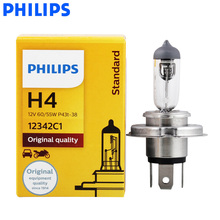 Philips H4 9003 12 в 60/55 Вт P43t оригинальное качество автомобильных фар, стандартные лампы, галогенные лампы, одобренные ECE 12342 C1, 1X 2024 - купить недорого