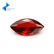 1.5x3-10x20mm Marquise Shape 5A Garnet CZ Stone Synthetic Gems Cubic Zirconia Beads For Jewelry 2024 - buy cheap