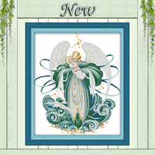 Набор для вышивки крестиком «Мама Ангела», Набор для вышивки крестиком DMC 11CT 14CT, картина для домашнего декора 2024 - купить недорого