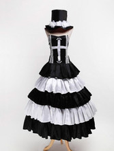 Vestido de Cosplay de una pieza para hombre y mujer, traje gótico de Anime, disfraz de Halloween, después de dos años, Perona, Palacio 2024 - compra barato