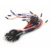 65pcs/lot Jump Wire Cable Male to Male Flexible Jumper Wires for Arduino Breadboard DIY Starter Kit 2024 - buy cheap