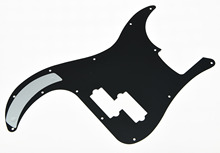 KAISH P Bass Pickguard PB Scratch Plate Black 3 Ply Fits Precision Bass Guitar 2024 - buy cheap