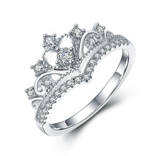 2020 инкрустированное кольцо с красным льдом, хит продаж, ювелирные украшения, подлинные кристаллы из стерлингового серебра 925 пробы от австрийских европейских женщин 2024 - купить недорого