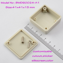 10pieces free shipping 41x41x15 mm plastic box project abs electronics enclosures junction box plastic battery enclosure 2024 - buy cheap
