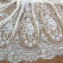 3Meters/Lot Eyelash Lace Fabric 145cm Wide High Quality Comfortable Mesh Tissue Crafts Supplies Skirt Lace Material 2024 - buy cheap