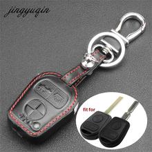 Jingyuqin-Funda de cuero para llave de coche, carcasa con 3 botones para mando a distancia, para BMW E31, E32, E34, E36, E38, E39, E46, Z3, Fob 2024 - compra barato