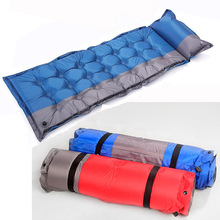 Colchão de ar inflável para acampamento, tapete de dormir ultraleve inflável para praia, piquenique e acampamento, almofada inflável dm01 2024 - compre barato