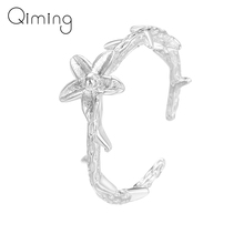 New Brand Star Flower Rings For Women Fashion Engagement fashion Jewelry Bohemia Sweet Adjustable Ring Gift 2024 - buy cheap