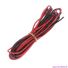 Cable de silicona rojo y negro de 3 metros, Cable blando y resistente al calor de 18awg, batería Lipo RC ESC, nuevo 2024 - compra barato