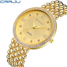 Top Brand Luxury Women Watch Fashion Ladies Dress Wrist Watch Golden Watch With Diamond relogio feminino 2024 - buy cheap