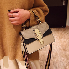 2019 Nova Marca de Bolsas de Couro Das Mulheres Famoso Designer De Luxo da Cor do Contraste Crossbody Bolsas Bolsas Da Moda Sacos de Ombro do Sexo Feminino 2024 - compre barato