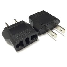 10pcs Brand new black Universal Travel Power Plug Adapter EU EURO to US Adaptor Converter AC Power Plug Adaptor Connector 2024 - buy cheap