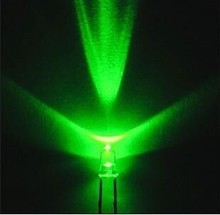 200 peças 3mm led verde diodo emissor de luz/f3 led verde cor chartreuse 2024 - compre barato