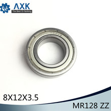 MR128ZZ-rodamiento ABEC-1 (10 piezas), 8x12x3,5mm, MR128-2Z en miniatura, MR128, ZZ, L-1280ZZ, MR128z 2024 - compra barato