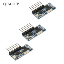 QIACHIP3Pcs 433Mhz Wireless Remote Control Switch 4CH RF Relay EV1527 Encoding Learning Module For Light Relay Receiver Diy Kit 2024 - buy cheap