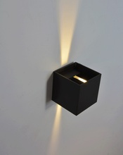 Регулируемый светодиодный светильник COB cube, 12 Вт, светодиодный настенный светильник для помещения, светодиодный настенный светильник 2024 - купить недорого