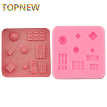 Lovely 3D Pane Basket Silicone Molds  Non-Stick Fondant Sugar Jello Jelly Ice Soap Cake Decorating Tools Moulds C1679 2024 - buy cheap