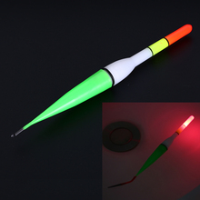 Flotador plástico Vertical boya flotador luminoso para pesca batería operada LED Flotador para agua oscura noche de pesca 2024 - compra barato