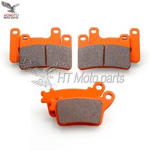 Motorcycle Dutch rock cotton Front Rear Brake Pads For Suzuki GSXR1000 GSX-R GSXR 1000 2009 2010 2011 For Kawasaki ZX-10R 11-15 2024 - buy cheap