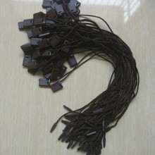 1000 pcs/lot Paper Tags deep coffee cords for dress Hang tag strings shirt/dress/blazer 2024 - buy cheap