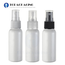 50 PCS * 50 ML Garrafa Bomba de Pulverização Fina Névoa Pulverizador Atomizador de Perfume Recarregáveis Embalagem PET de Plástico Branco Cosméticos Amostra recipiente 2024 - compre barato