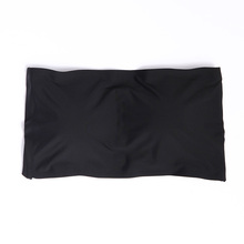 Newly Summer Women Sexy Tube Top Strapless Black Bandeau Sleeveless Sports Bra Underwear Wrap Chest DOD886 2024 - buy cheap