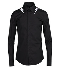 Camisas de manga larga bordadas para hombre, ropa informal de alta calidad, de talla grande, M, L, XL, 2XL3XL4XL, primavera y otoño, novedad 2024 - compra barato