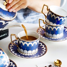 200 ML Europe Style Ceramic Bone China Coffee Set Cup and Saucer Spoon Kit Hand Painted Cuckoo Pattern CoffeeTea Mug 2024 - buy cheap