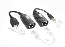 NCHTEK USB клавиатура мышь по RJ45 CAT 5E CAT6 кабель удлинитель Кабель адаптер/Бесплатная доставка/2 пары 2024 - купить недорого